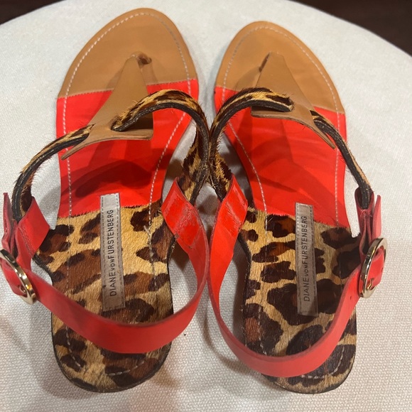 🤍 Diane von Furstenberg Sunny wedge sandal🤍 - Picture 2 of 7